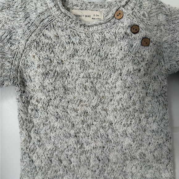 Quincy Mae Cozy Heather Knit Jumpsuit - boutique and oh so soft - Picture 3 of 5